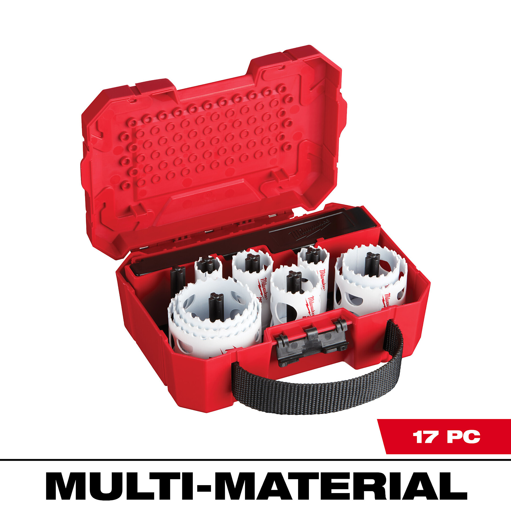 Milwaukee HOLE DOZER Bimetal Hole Saw Kit, 17-Pc., Model# 49-22-4029